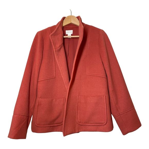 Chico's Womens Jacket Open Blazer Rusty Orange Small Chico 0 - Picture 1 of 5